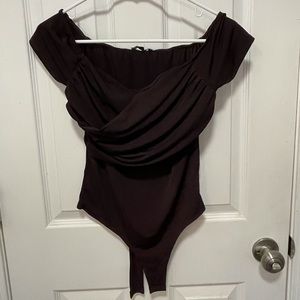 Brown Fashion Nova Body Suit